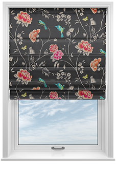 Borneo, Obsidian - Roman Blind